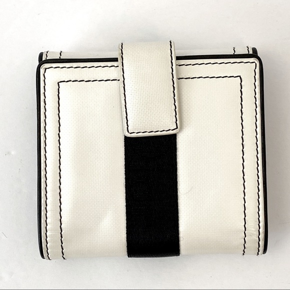 Christian Dior logo-tape tri-fold wallet - Picture 3 of 13